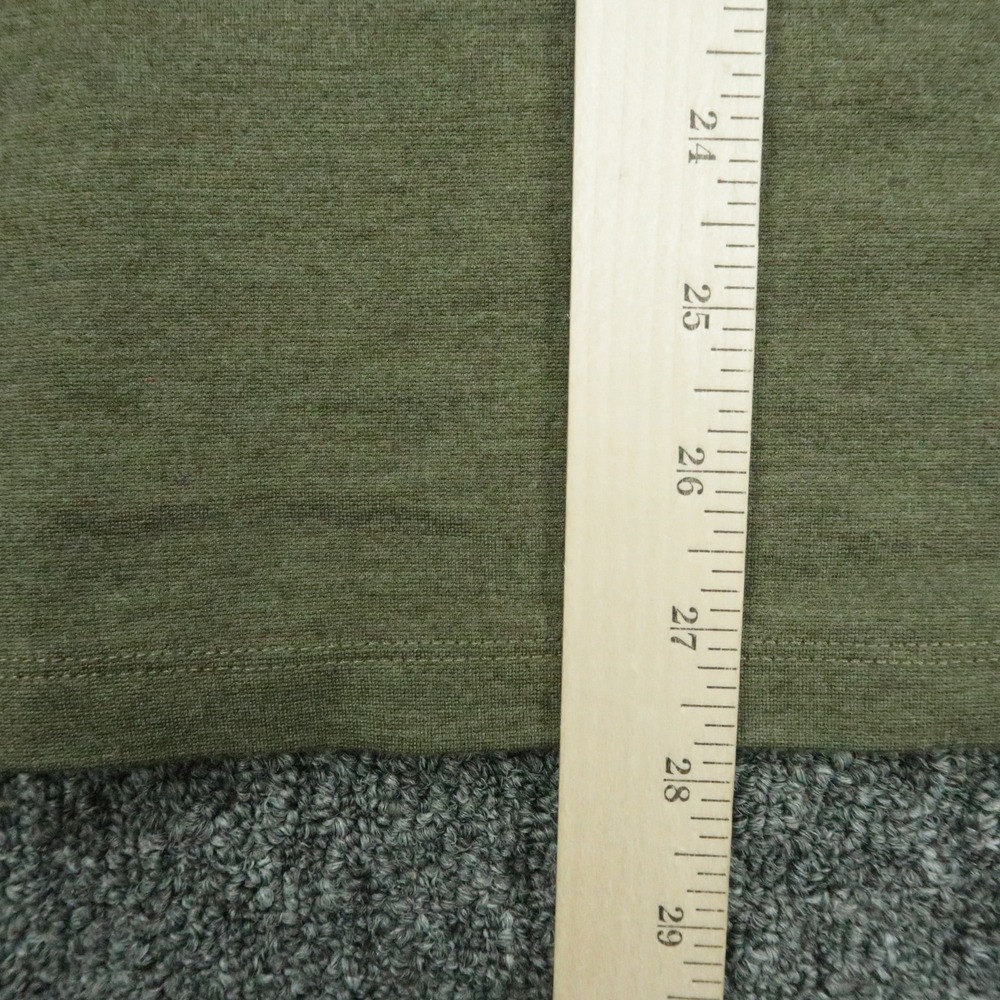 Mizzen Main Sweater Mens XXL Green Quarter Zip Pullover Long Sleeve Jumper 2XL - Picture 7 of 8